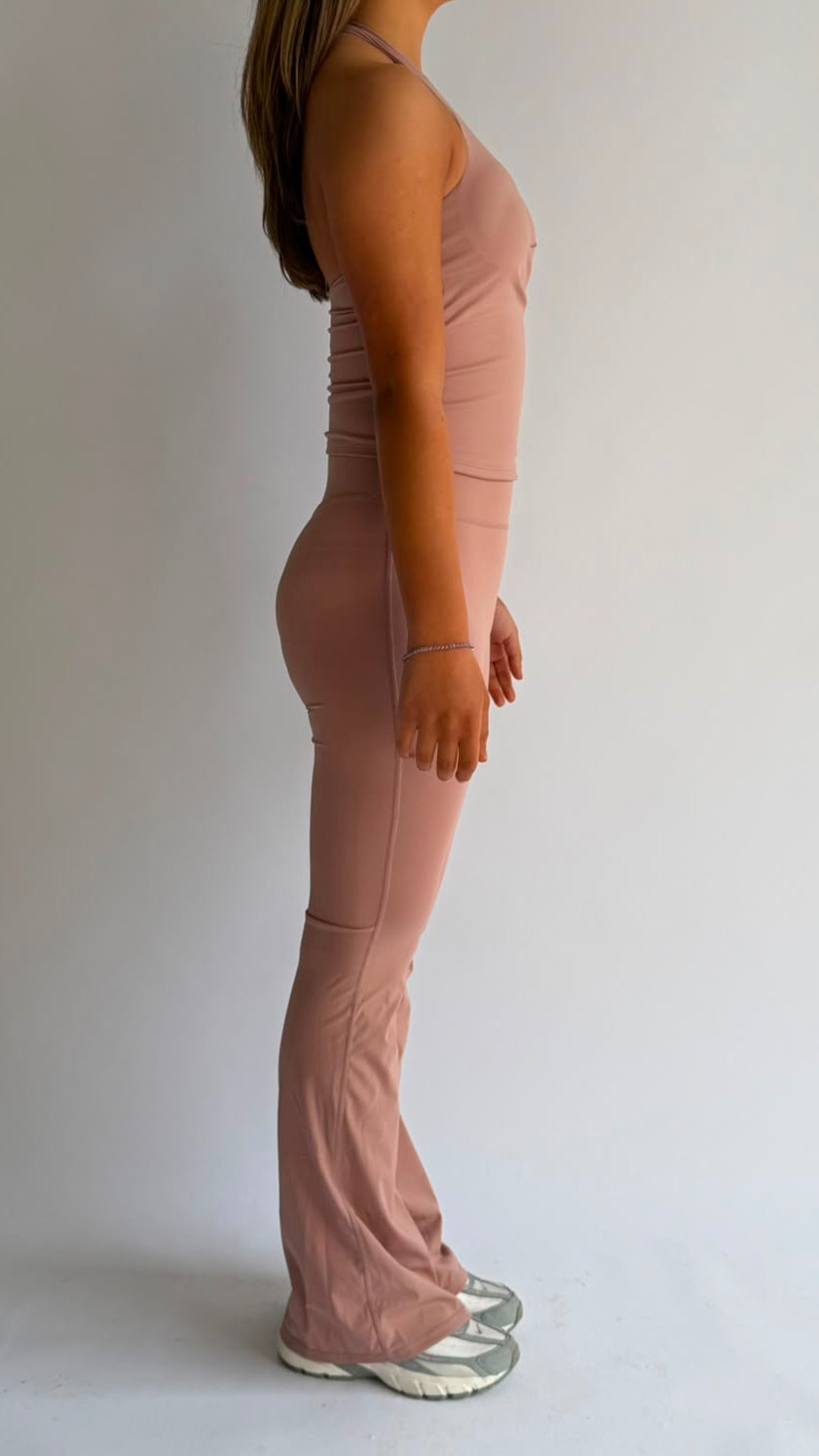 Mauve On Closer Flare Leggings