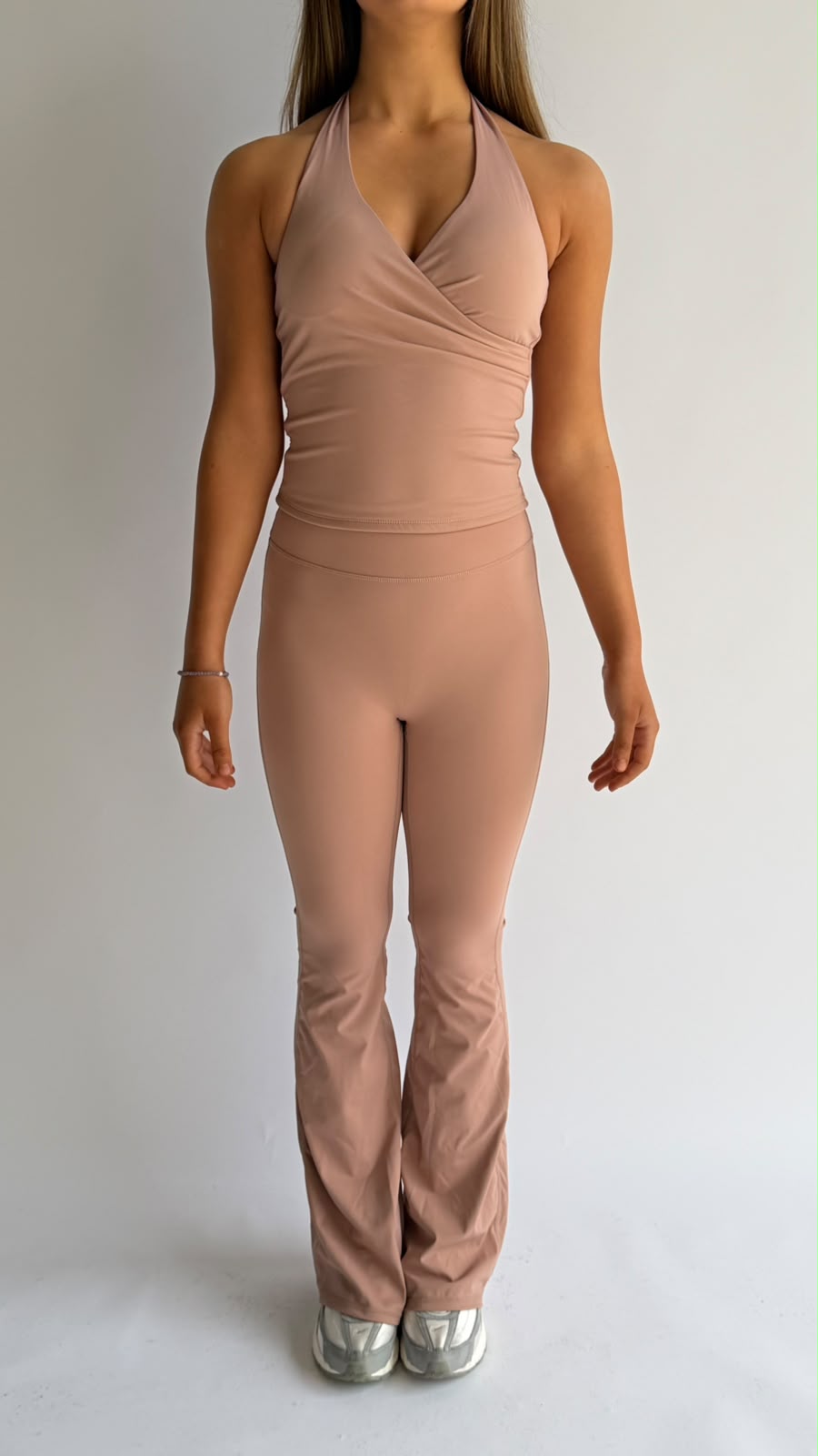 Mauve On Closer Flare Leggings