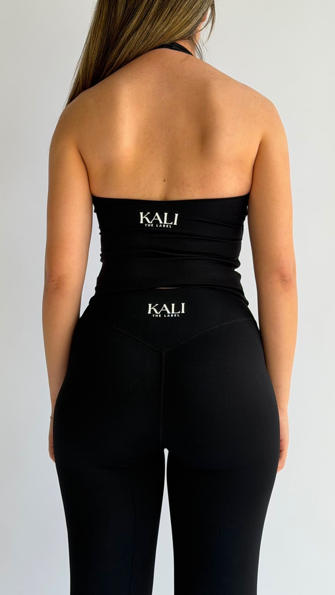 Midnight Black Halter Tank