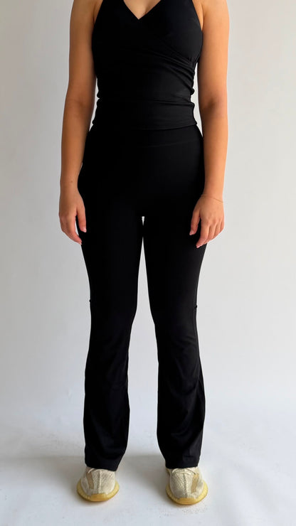 Midnight Black Flare Leggings