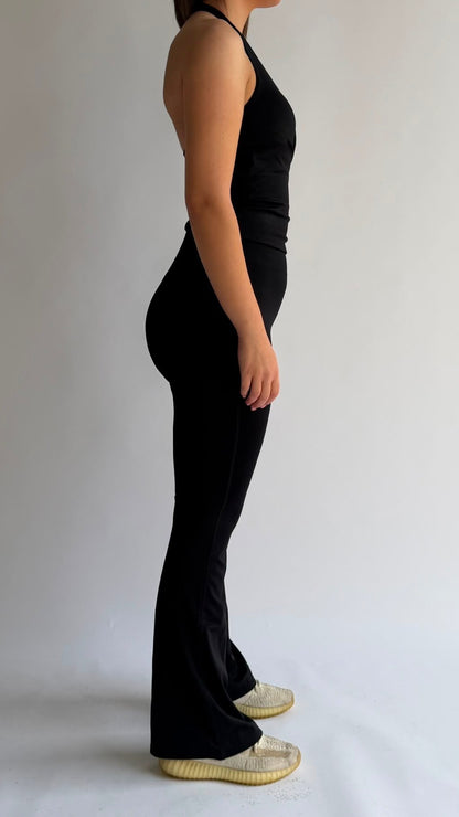 Midnight Black Flare Leggings