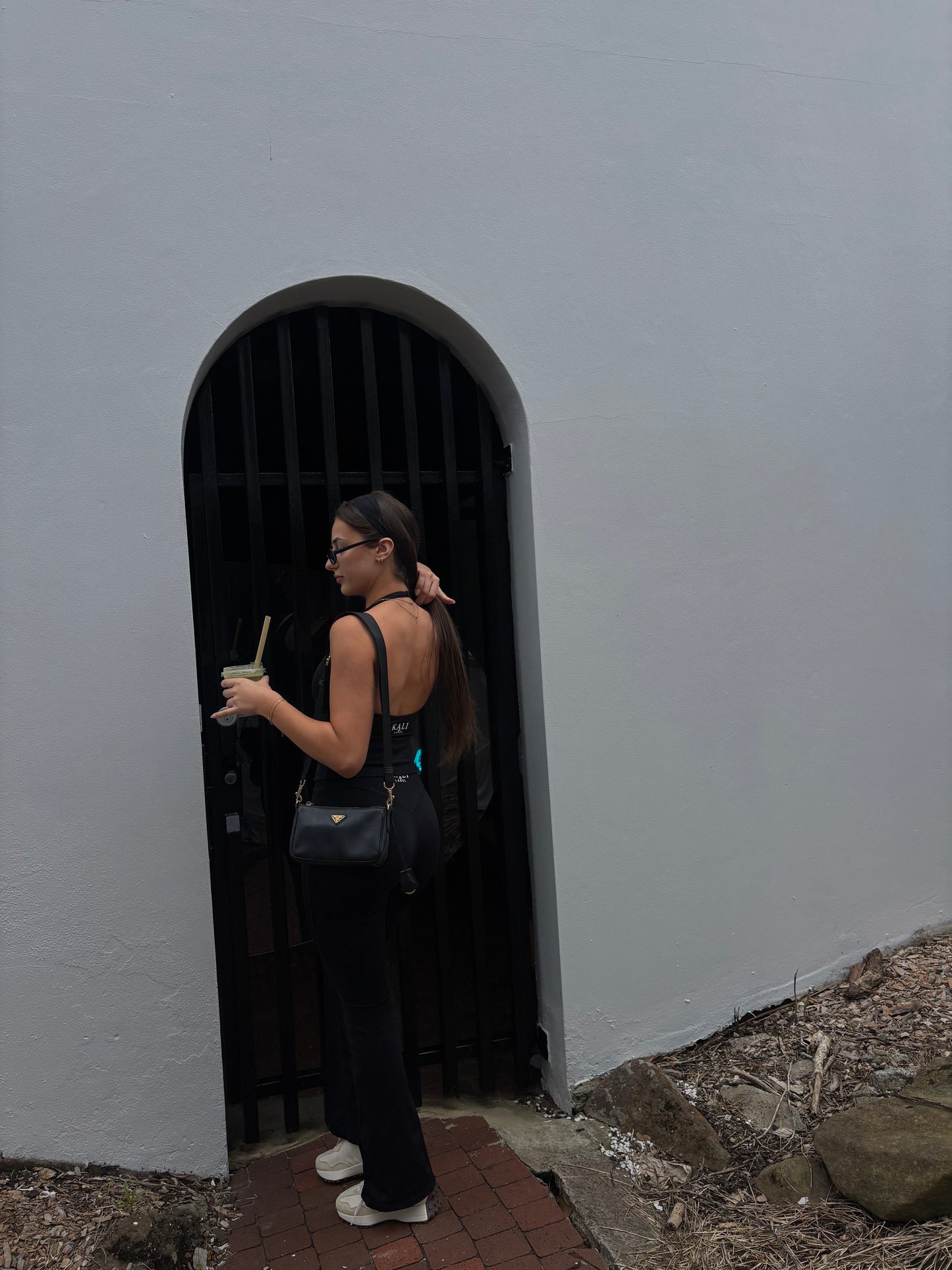 Midnight Black Halter Tank